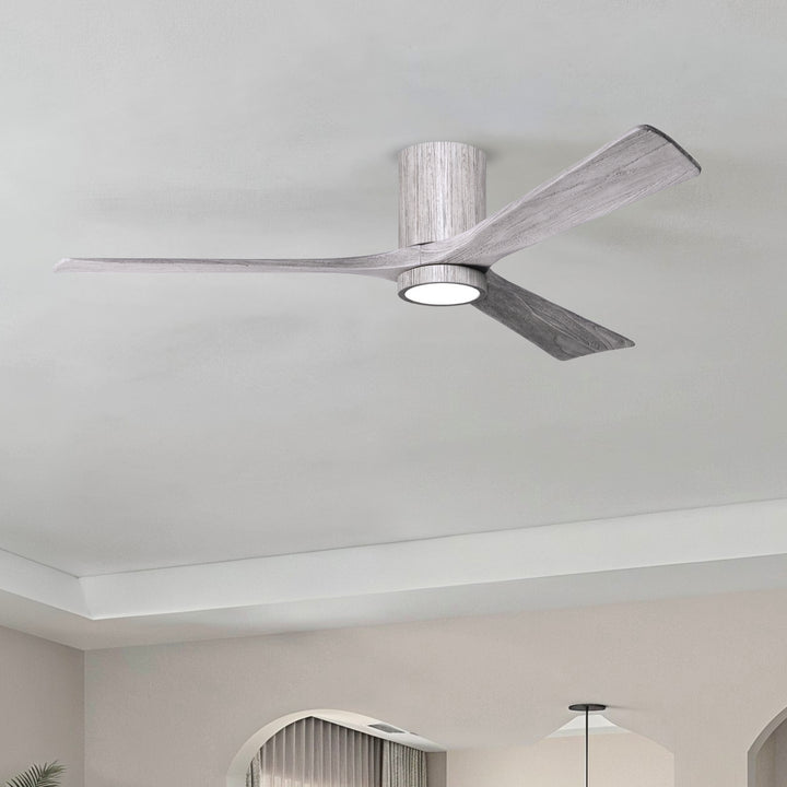 Matthews Fan Company Irene-3HLK 60" Flush Mounted Ceiling Fan with LED Light Kit