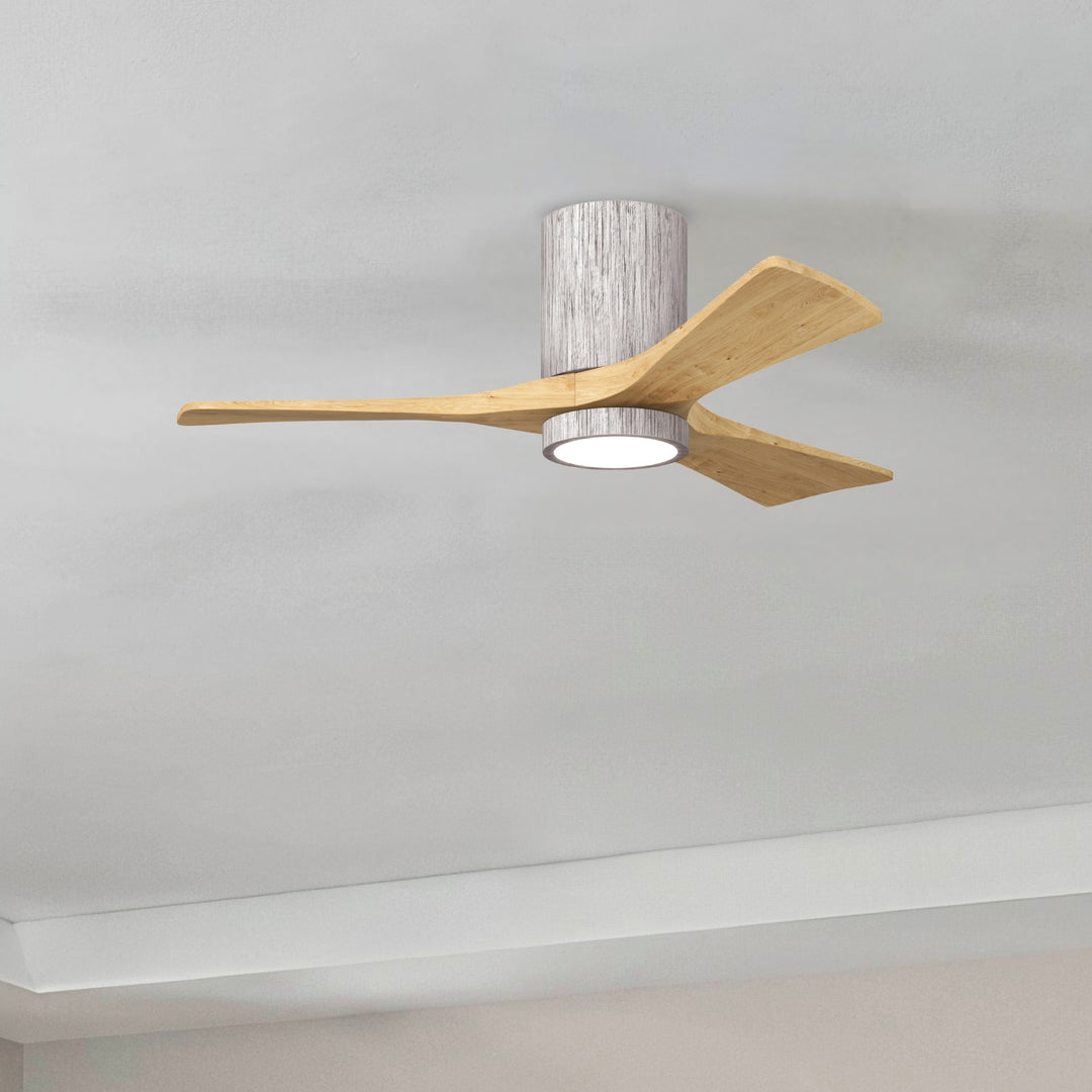 Matthews Fan Company Irene-3HLK 42" Flush Mounted Ceiling Fan with LED Light Kit