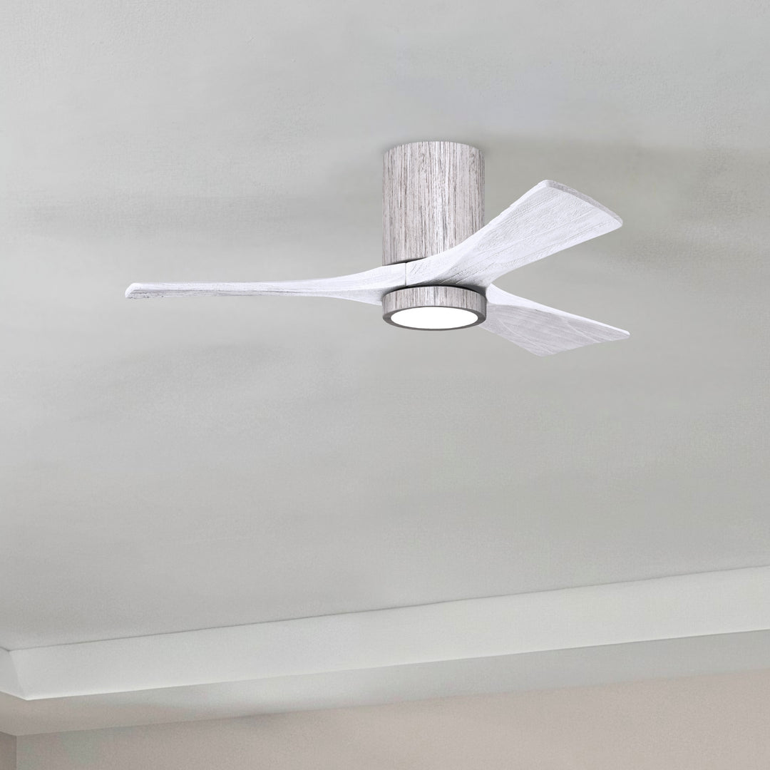Matthews Fan Company Irene-3HLK 42" Flush Mounted Ceiling Fan with LED Light Kit