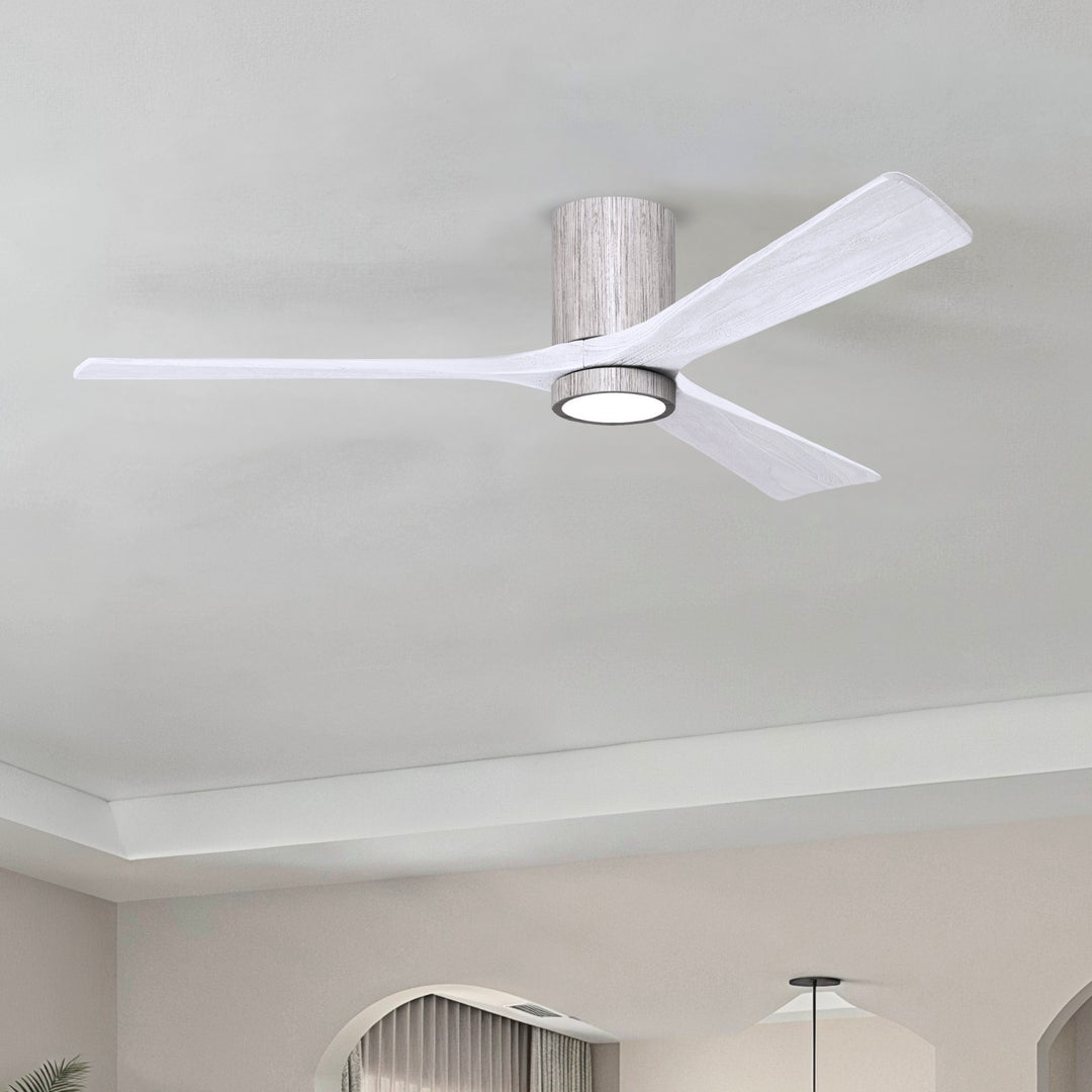Matthews Fan Company Irene-3HLK 60" Flush Mounted Ceiling Fan with LED Light Kit