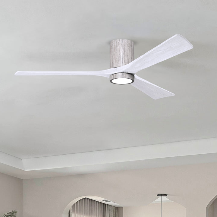 Matthews Fan Company Irene-3HLK 60" Flush Mounted Ceiling Fan with LED Light Kit