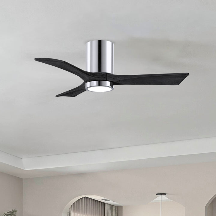 Matthews Fan Company Irene-3HLK 42" Flush Mounted Ceiling Fan with LED Light Kit