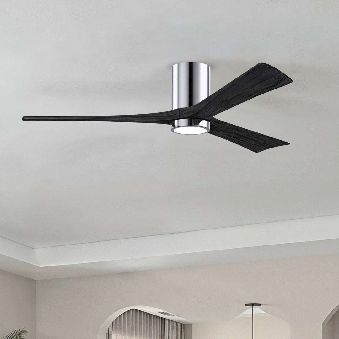 Matthews Fan Company Irene-3HLK 60" Flush Mounted Ceiling Fan with LED Light Kit
