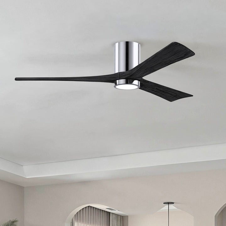 Matthews Fan Company Irene-3HLK 60" Flush Mounted Ceiling Fan with LED Light Kit