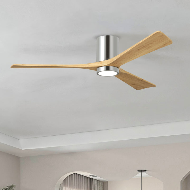 Matthews Fan Company Irene-3HLK 60" Flush Mounted Ceiling Fan with LED Light Kit