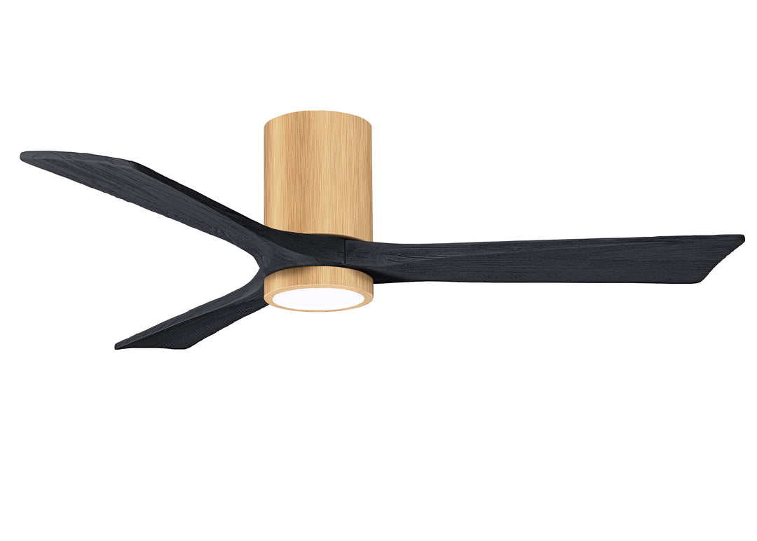 Matthews Fan Company Irene-3HLK 52" Flush Mounted Ceiling Fan with LED Light Kit