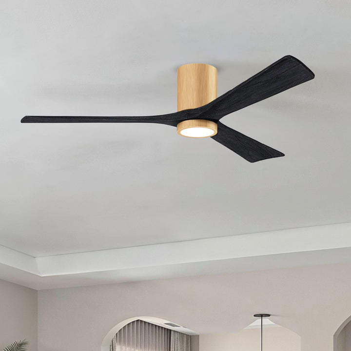 Matthews Fan Company Irene-3HLK 60" Flush Mounted Ceiling Fan with LED Light Kit