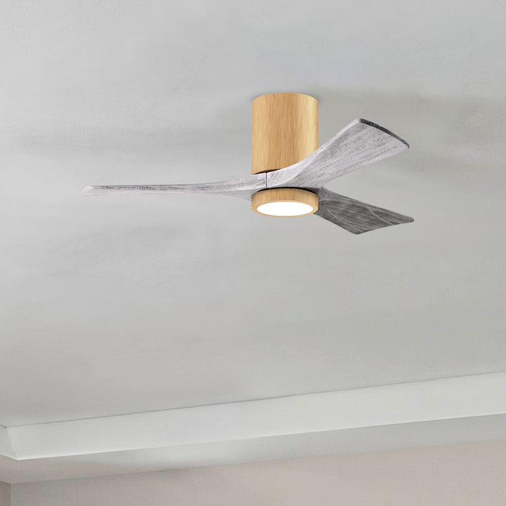 Matthews Fan Company Irene-3HLK 42" Flush Mounted Ceiling Fan with LED Light Kit