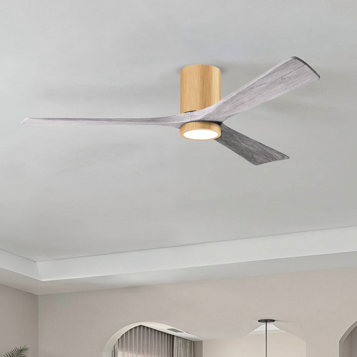 Matthews Fan Company Irene-3HLK 60" Flush Mounted Ceiling Fan with LED Light Kit