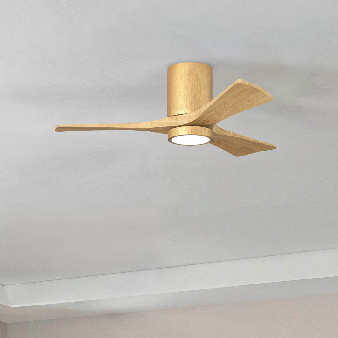 Matthews Fan Company Irene-3HLK 42" Flush Mounted Ceiling Fan with LED Light Kit