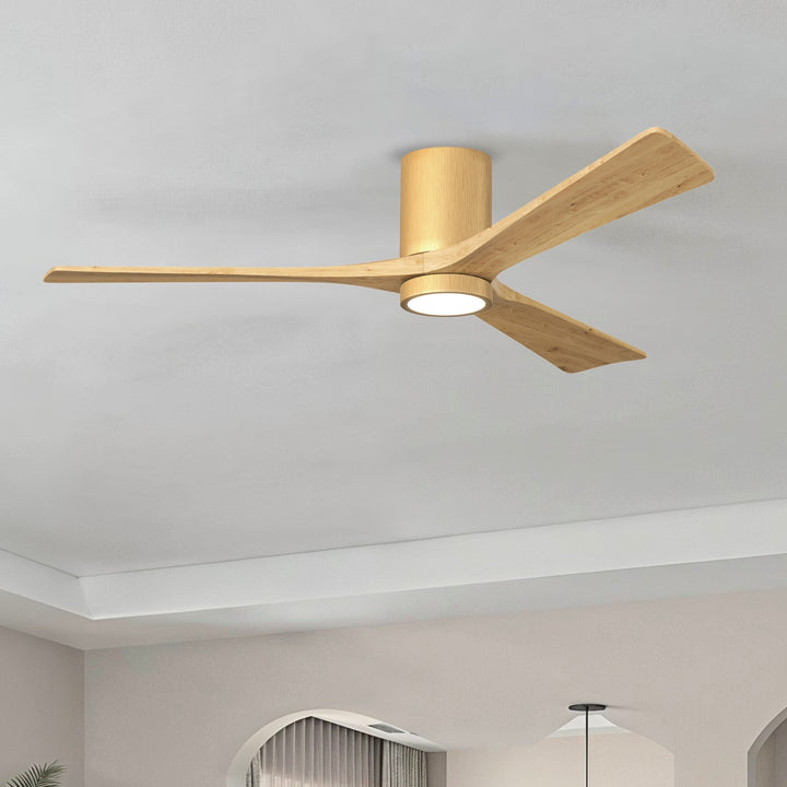 Matthews Fan Company Irene-3HLK 60" Flush Mounted Ceiling Fan with LED Light Kit