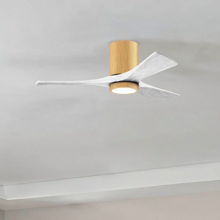 Matthews Fan Company Irene-3HLK 42" Flush Mounted Ceiling Fan with LED Light Kit