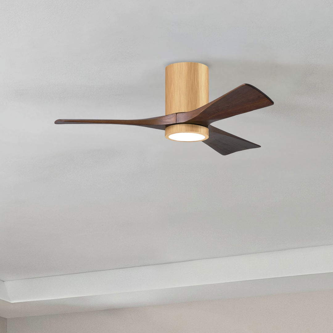 Matthews Fan Company Irene-3HLK 42" Flush Mounted Ceiling Fan with LED Light Kit