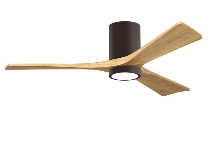 Matthews Fan Company Irene-3HLK 52" Flush Mounted Ceiling Fan with LED Light Kit