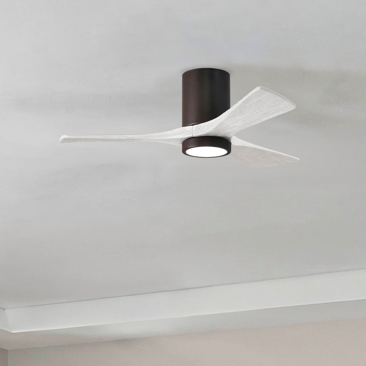 Matthews Fan Company Irene-3HLK 42" Flush Mounted Ceiling Fan with LED Light Kit