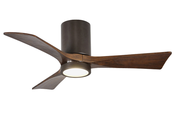 Matthews Fan Company Irene-3HLK 42" Flush Mounted Ceiling Fan with LED Light Kit
