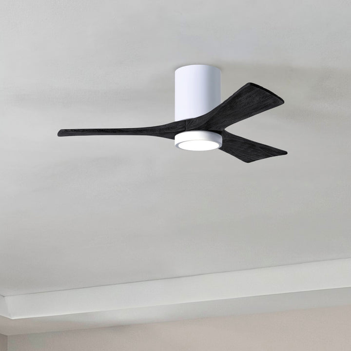 Matthews Fan Company Irene-3HLK 42" Flush Mounted Ceiling Fan with LED Light Kit
