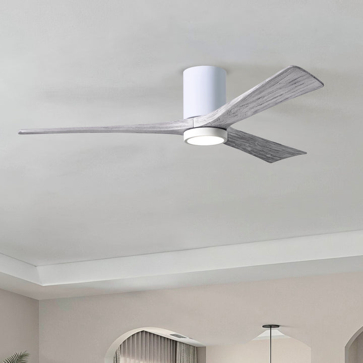 Matthews Fan Company Irene-3HLK 60" Flush Mounted Ceiling Fan with LED Light Kit