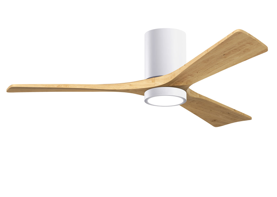 Matthews Fan Company Irene-3HLK 52" Flush Mounted Ceiling Fan with LED Light Kit