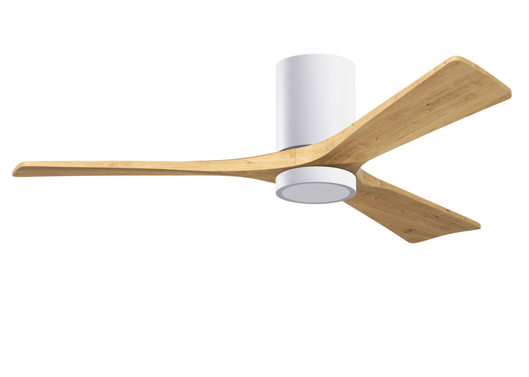 Matthews Fan Company Irene-3HLK 52" Flush Mounted Ceiling Fan with LED Light Kit