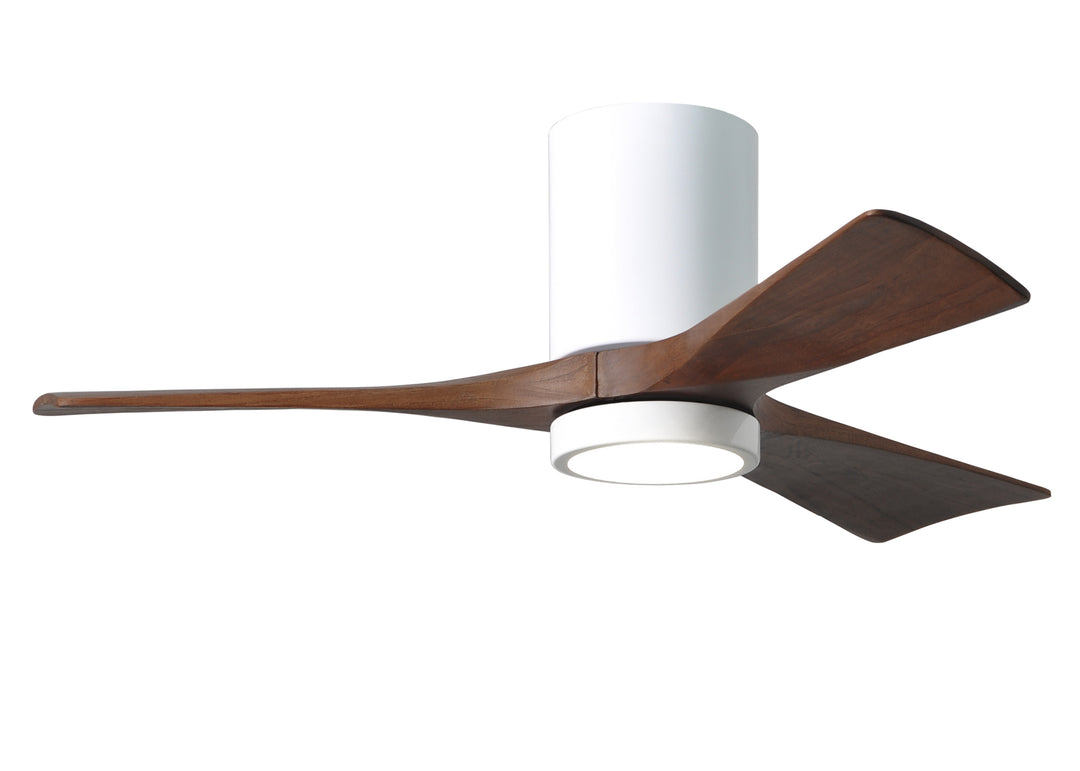 Matthews Fan Company Irene-3HLK 42" Flush Mounted Ceiling Fan with LED Light Kit