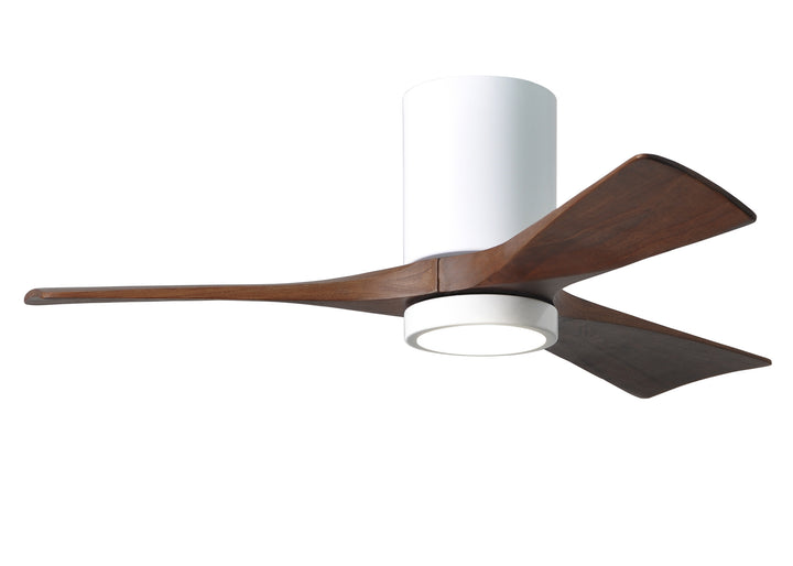 Matthews Fan Company Irene-3HLK 42" Flush Mounted Ceiling Fan with LED Light Kit