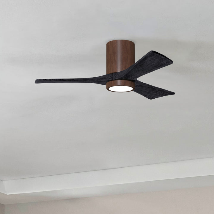 Matthews Fan Company Irene-3HLK 42" Flush Mounted Ceiling Fan with LED Light Kit