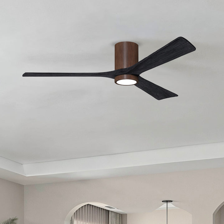 Matthews Fan Company Irene-3HLK 60" Flush Mounted Ceiling Fan with LED Light Kit