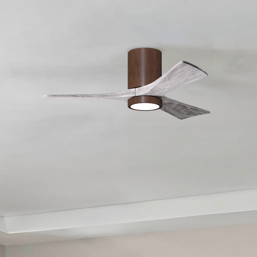 Matthews Fan Company Irene-3HLK 42" Flush Mounted Ceiling Fan with LED Light Kit