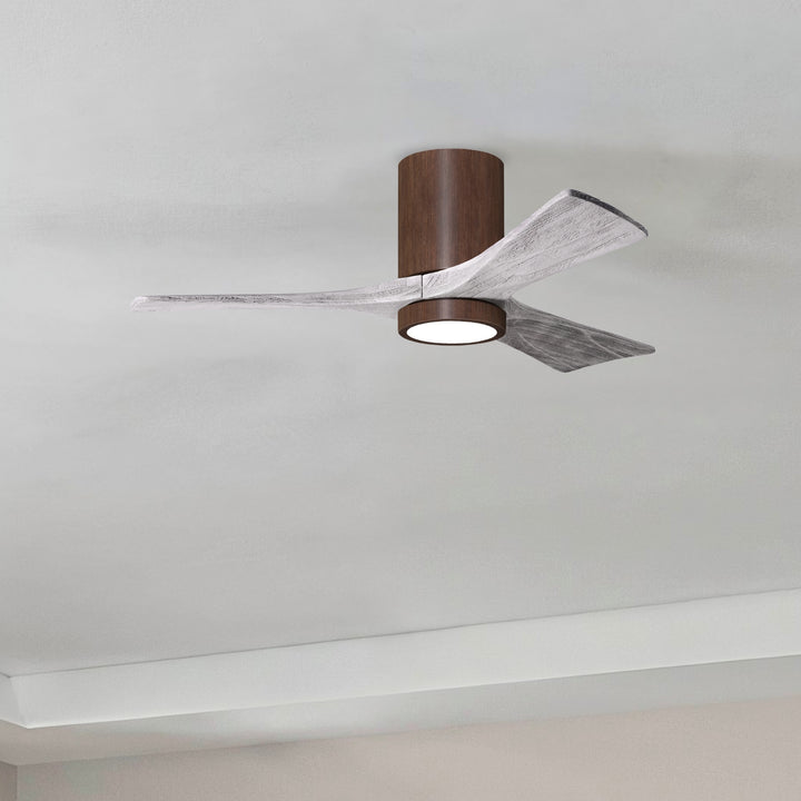 Matthews Fan Company Irene-3HLK 42" Flush Mounted Ceiling Fan with LED Light Kit