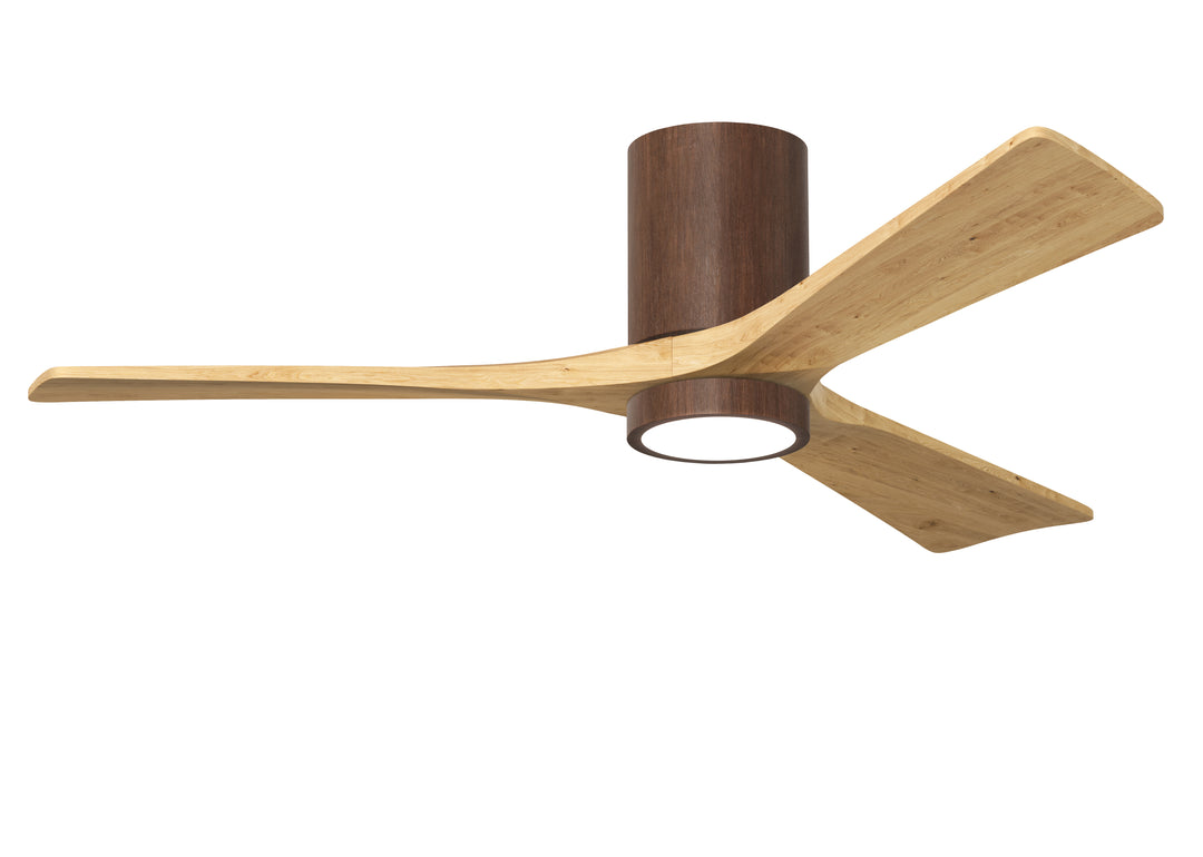 Matthews Fan Company Irene-3HLK 52" Flush Mounted Ceiling Fan with LED Light Kit