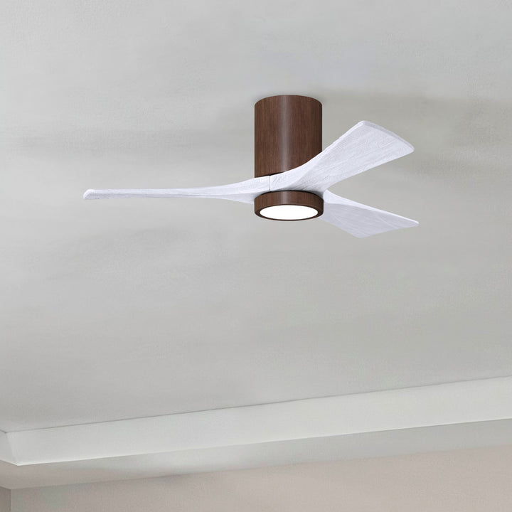 Matthews Fan Company Irene-3HLK 42" Flush Mounted Ceiling Fan with LED Light Kit