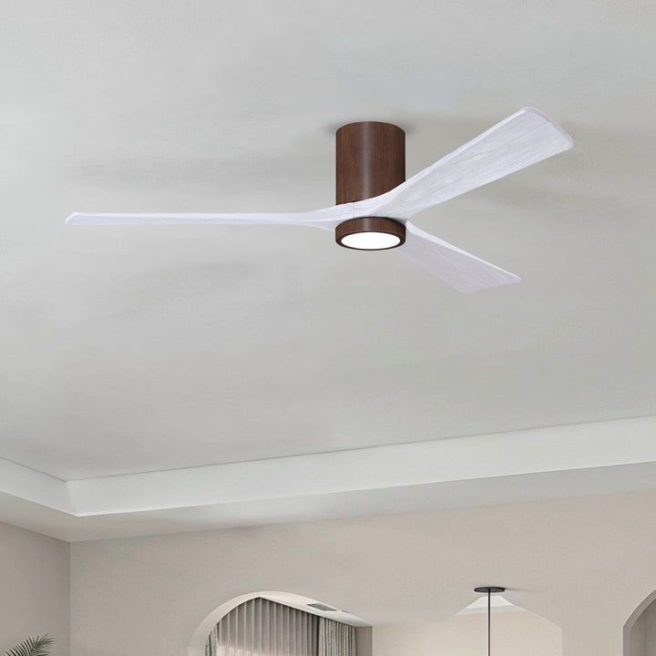 Matthews Fan Company Irene-3HLK 60" Flush Mounted Ceiling Fan with LED Light Kit