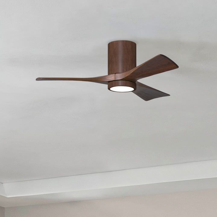 Matthews Fan Company Irene-3HLK 42" Flush Mounted Ceiling Fan with LED Light Kit