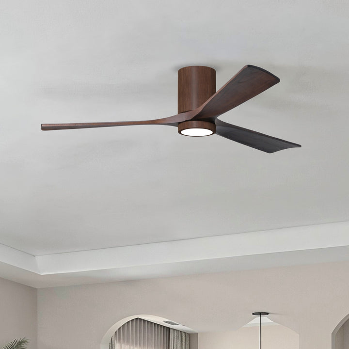 Matthews Fan Company Irene-3HLK 60" Flush Mounted Ceiling Fan with LED Light Kit
