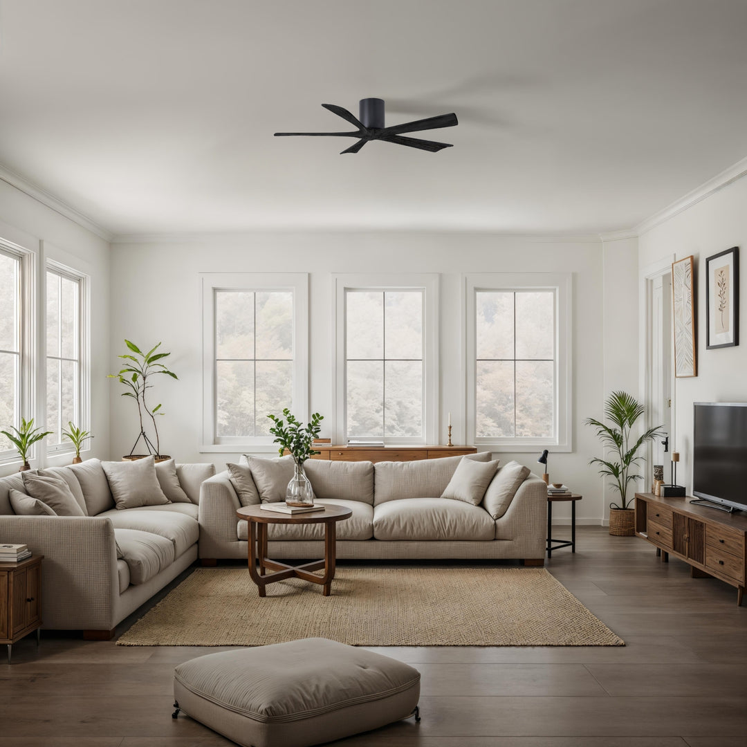 Matthews Fan Company Irene-5H 52"Flush Mounted Ceiling Fan