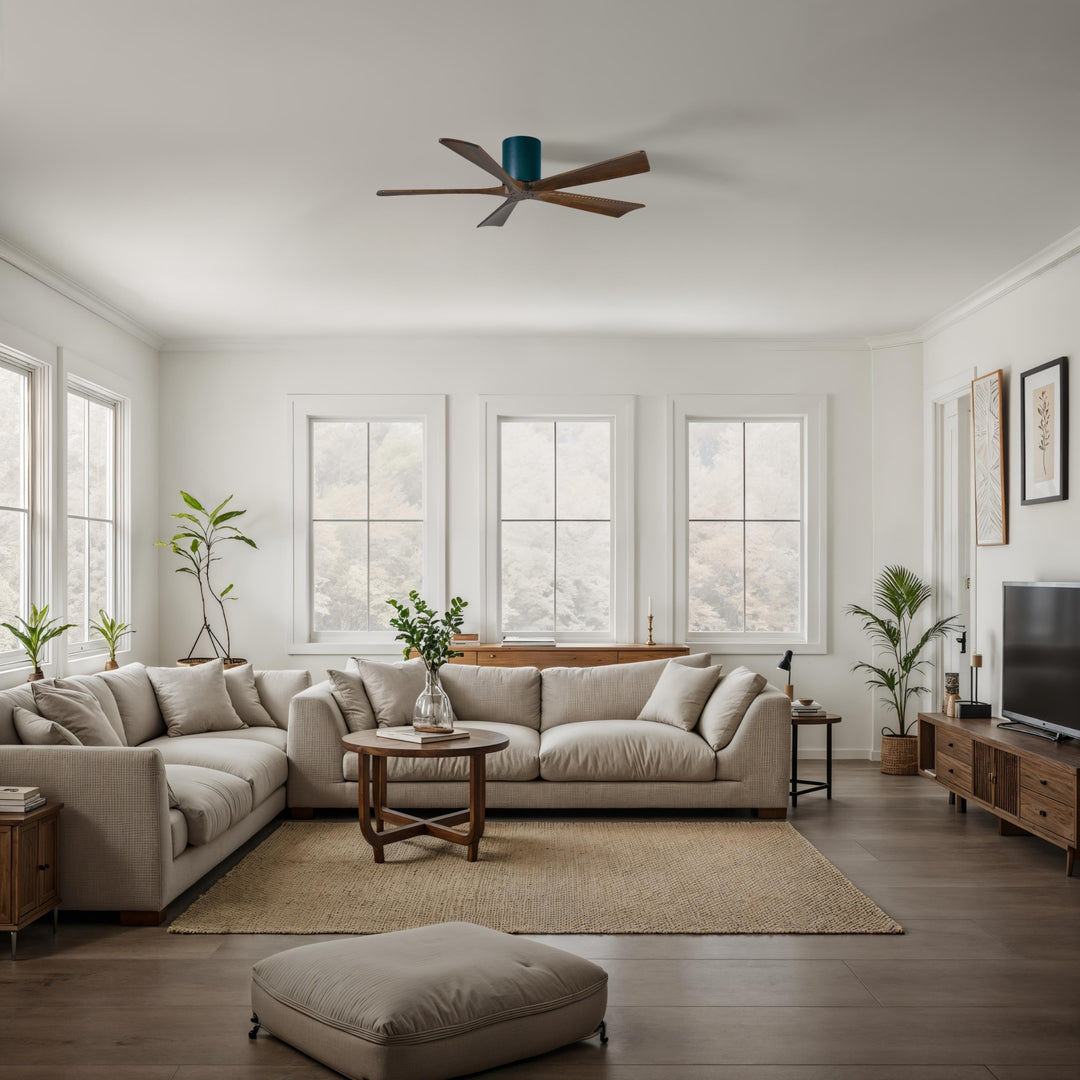 Matthews Fan Company Irene-5H 52"Flush Mounted Ceiling Fan