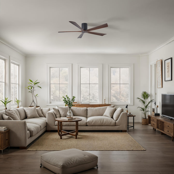 Matthews Fan Company Irene-5H 60" Flush Mounted Ceiling Fan