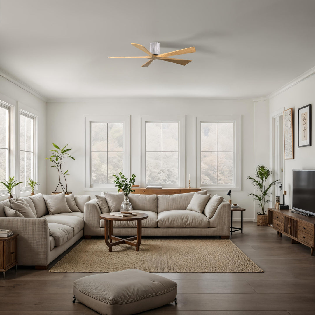 Matthews Fan Company Irene-5H 60" Flush Mounted Ceiling Fan