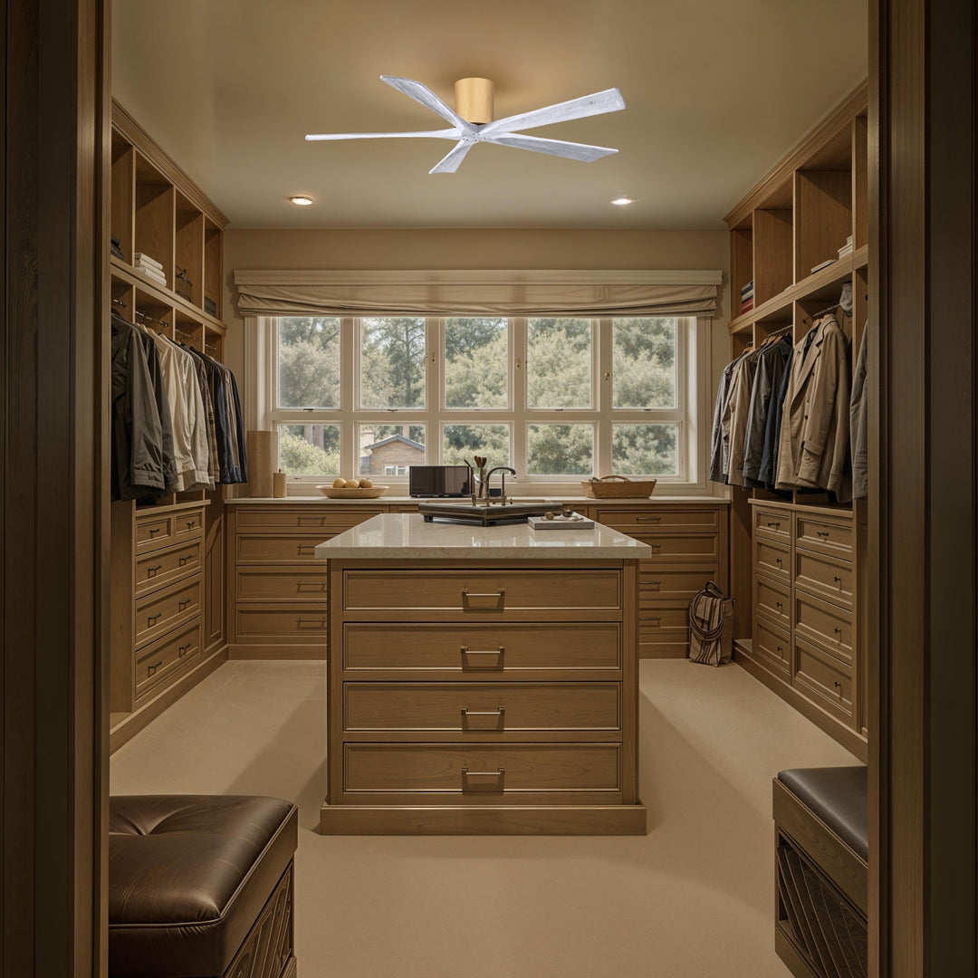 Matthews Fan Company Irene-5H 60" Flush Mounted Ceiling Fan