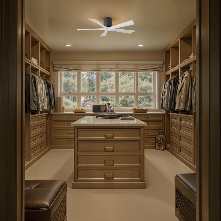 Matthews Fan Company Irene-5H 52"Flush Mounted Ceiling Fan
