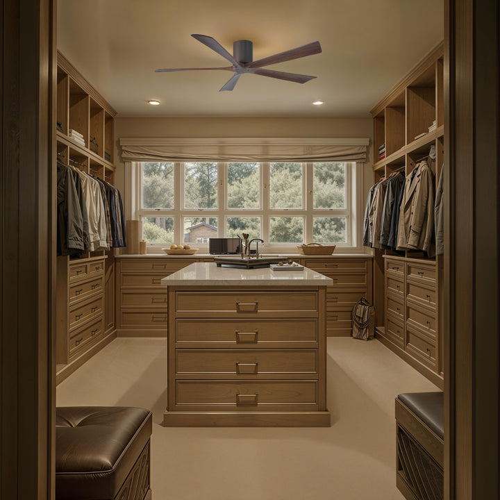 Matthews Fan Company Irene-5H 60" Flush Mounted Ceiling Fan