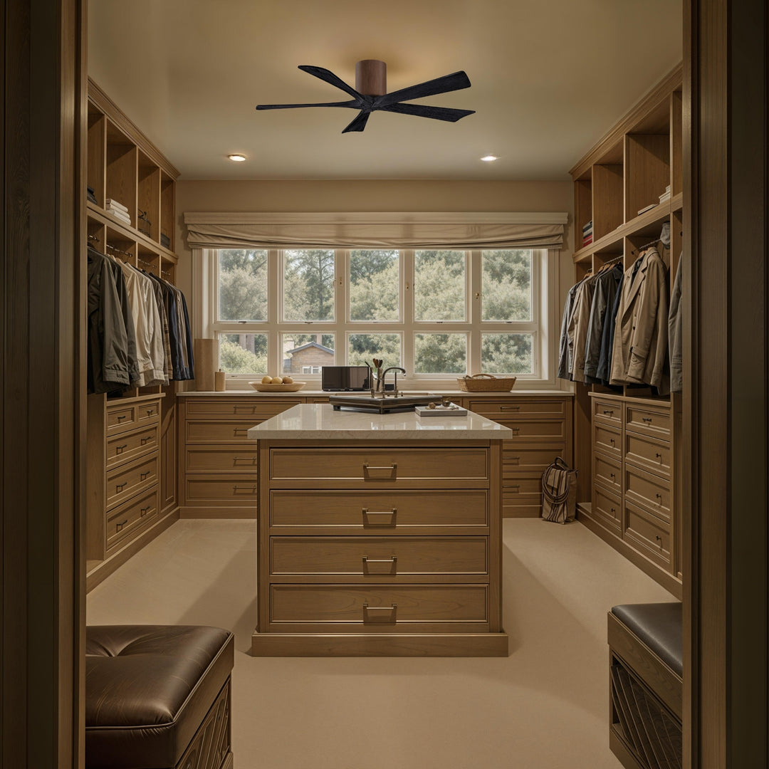 Matthews Fan Company Irene-5H 52"Flush Mounted Ceiling Fan