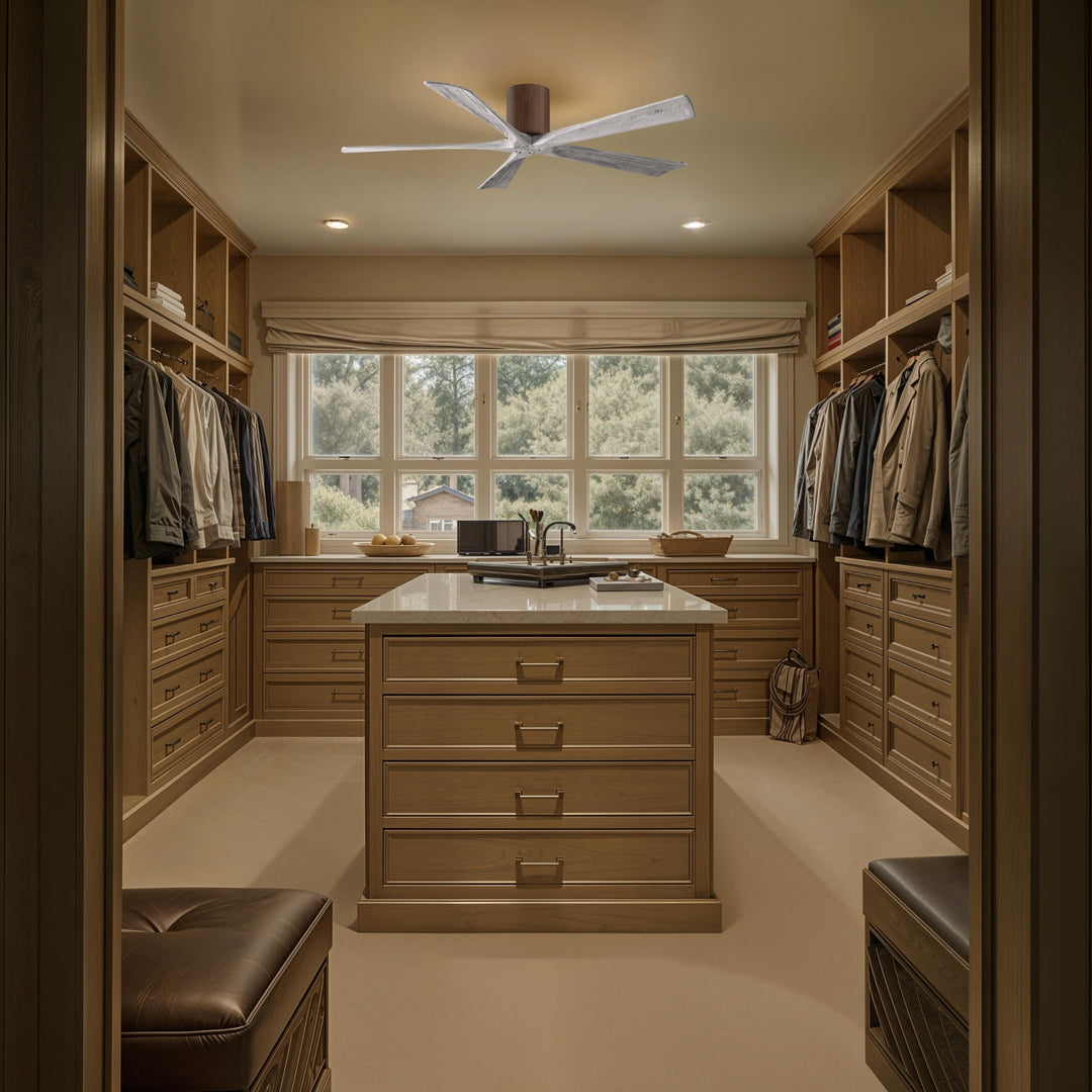 Matthews Fan Company Irene-5H 60" Flush Mounted Ceiling Fan