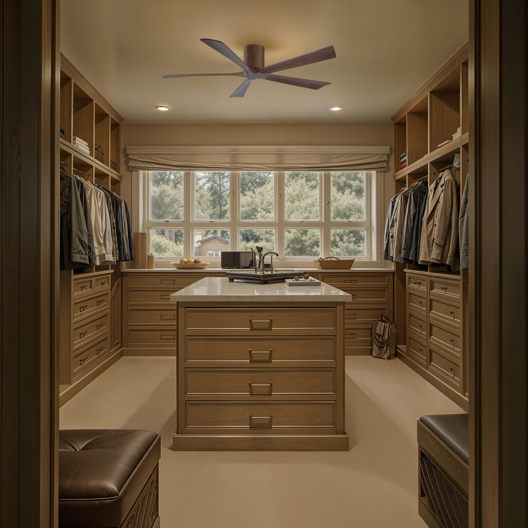 Matthews Fan Company Irene-5H 60" Flush Mounted Ceiling Fan