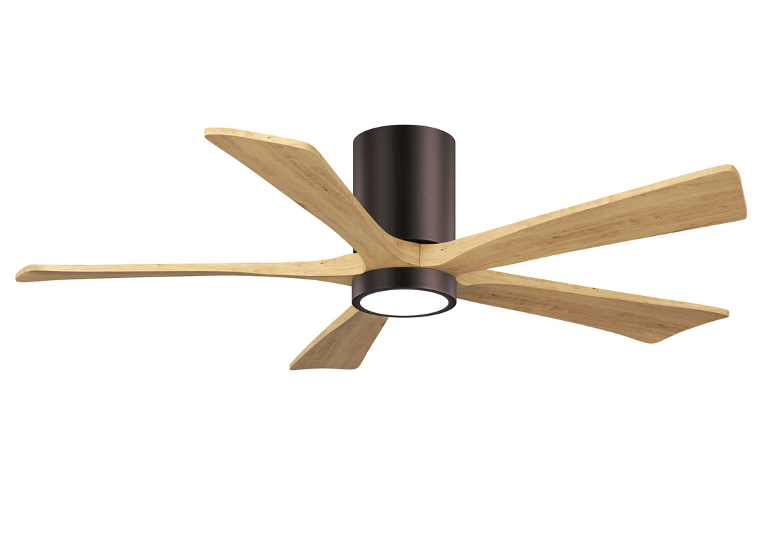 Matthews Fan Company Irene-5HLK 52" Flush Mounted Ceiling Fan with LED Light Kit