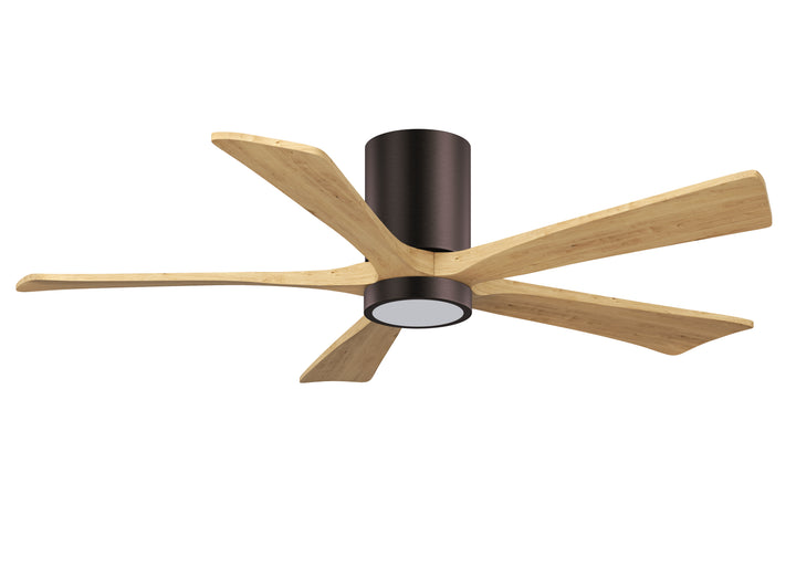 Matthews Fan Company Irene-5HLK 52" Flush Mounted Ceiling Fan with LED Light Kit