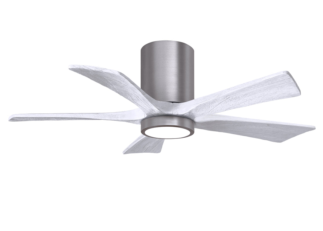 Matthews Fan Company Irene-5HLK 42" Flush Mounted Ceiling Fan with LED Light Kit