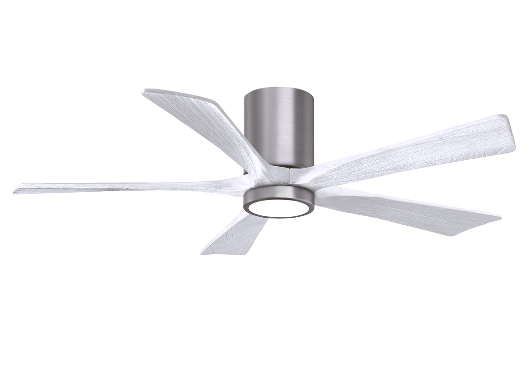 Matthews Fan Company Irene-5HLK 52" Flush Mounted Ceiling Fan with LED Light Kit