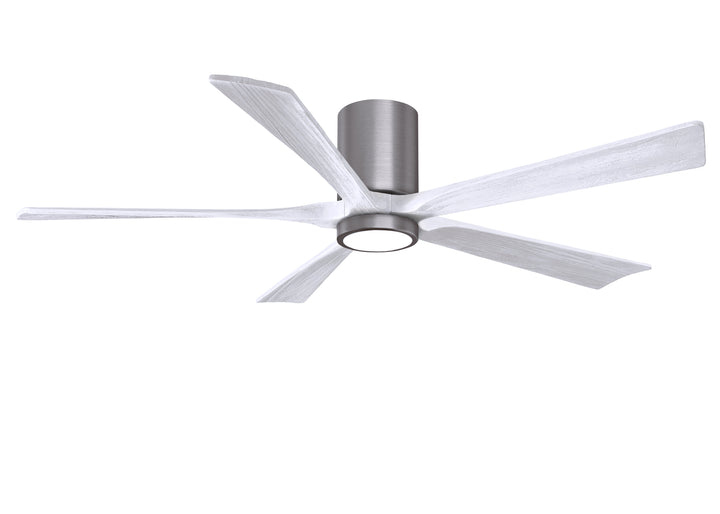 Matthews Fan Company Irene-5HLK 60" Flush Mounted Ceiling Fan with LED Light Kit